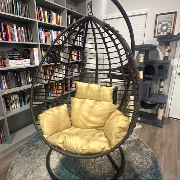 Urban Cocoon Tan Cushion Set for Hanging Egg Chair - Picture 5 of 8